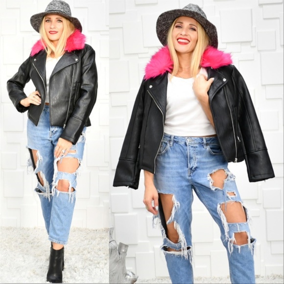 AYRA Moto Biker Black Jacket  REMOVEABLE C… - Picture 2 of 5